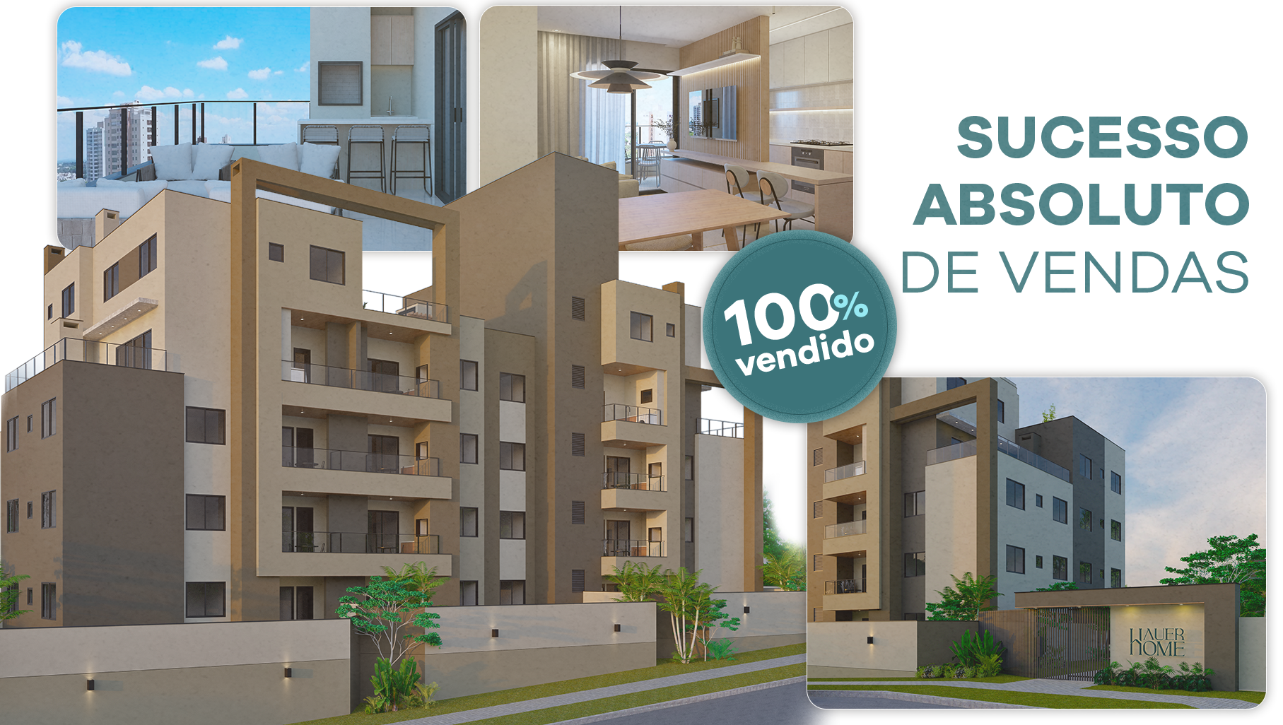 Banner Hauer Home 100 Vendido